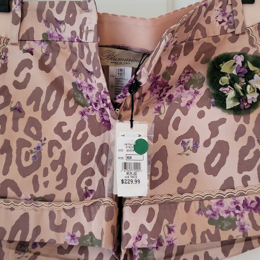 Blumarine  embroidered shorts